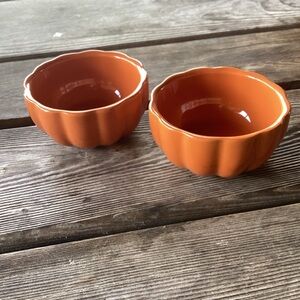 Makery Thanksgiving Ramekin - pumpkin shaped - set of 2